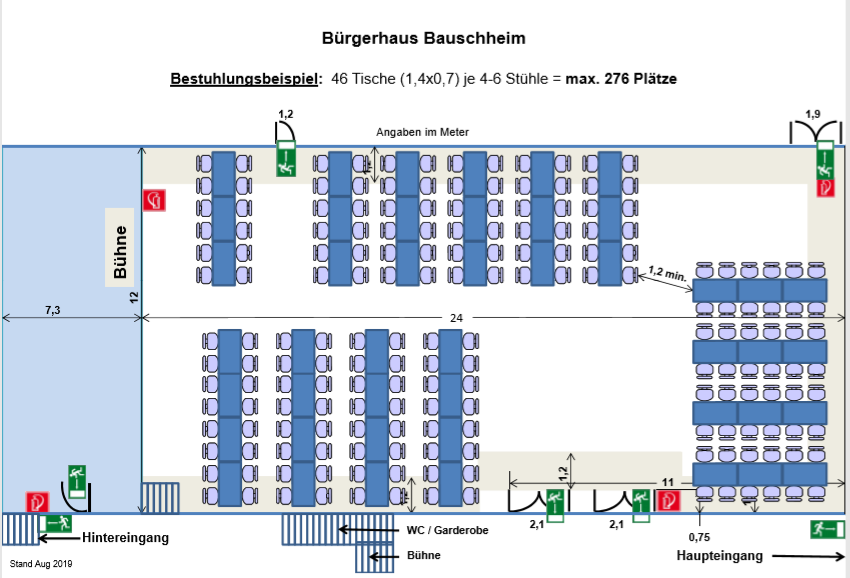 Bestuhlung Beispiel2 bis 276Plätze