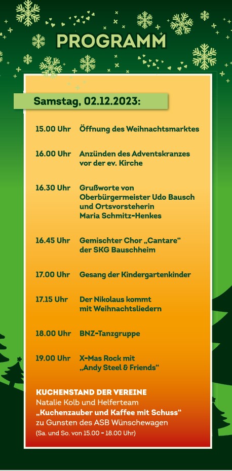 Flyer 3 Weihnachtsmarkt 2023