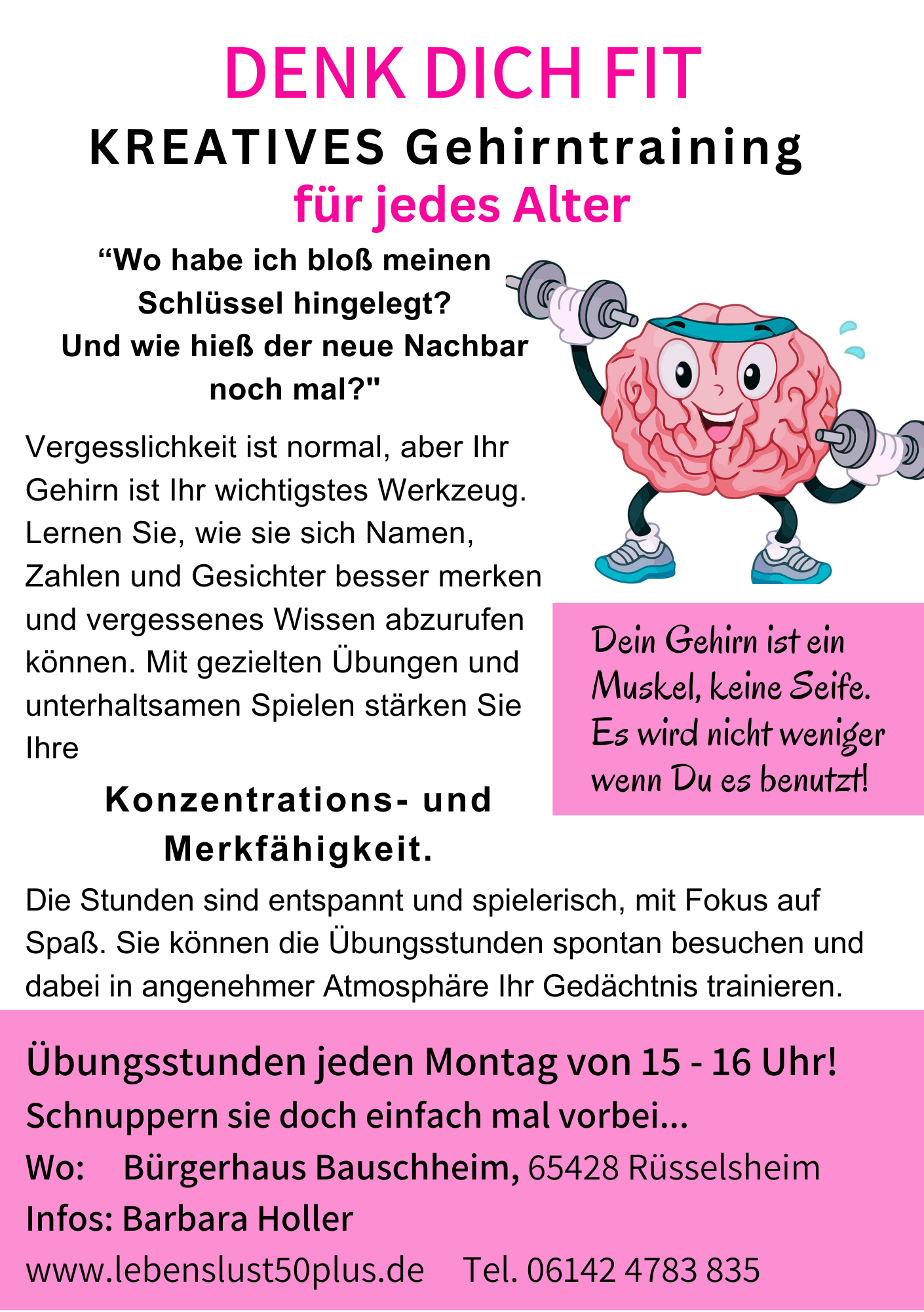 Ubungsstunden. Burgerhaus