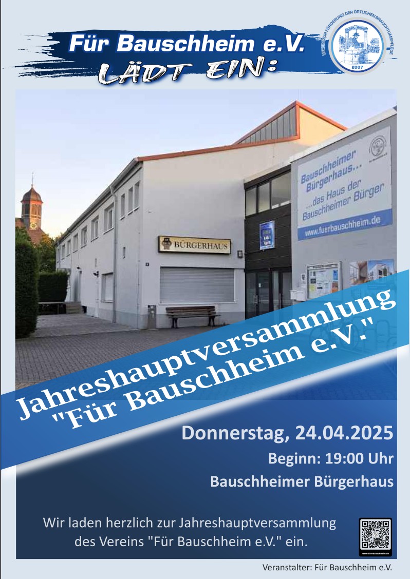 Jahreshauptversammlung